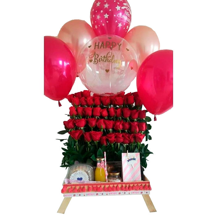 Desayono-Sorpresa-con-rosas-Rojas_Flores Cali es Cali