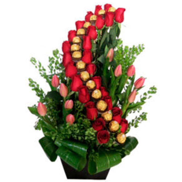 Flores-rojas-y-Chocolates_Flore Cali es Cali