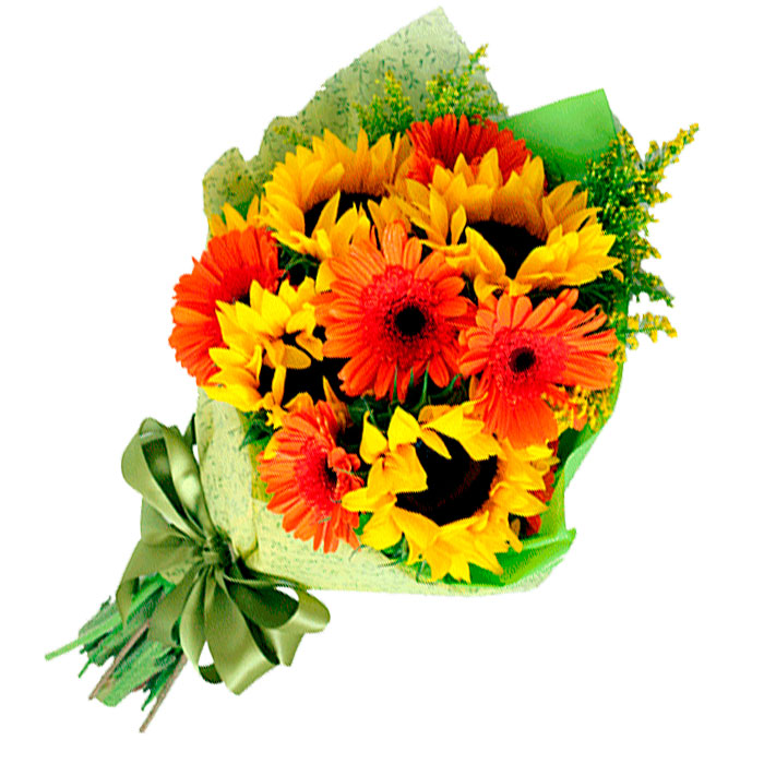 Ramo-de-flores-girasoles-y-Gerberas_Flore Cali es Cali