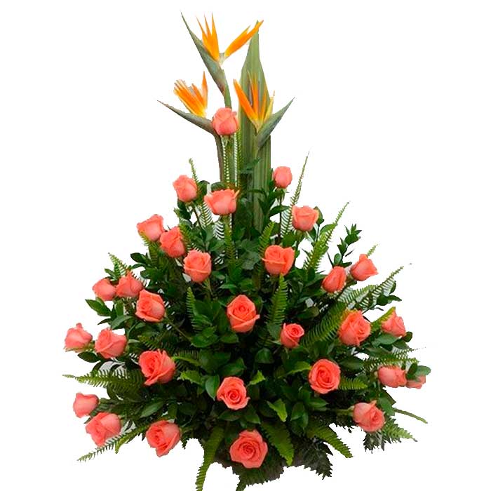 Arreglo Floral Rosado_Flores Cali