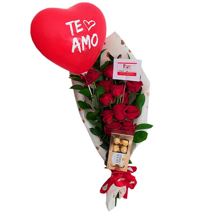 Bouquet-Rosas-y-Globlos-Floristerias-en-cali
