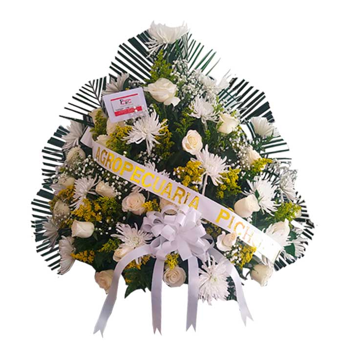 Abanico-Funebre-Rosas-y-Crisantemos--Floristerias-en-cali