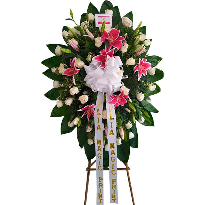 Corona-Funebre-con-Lirios-en-Cali_Floristerias en Cali