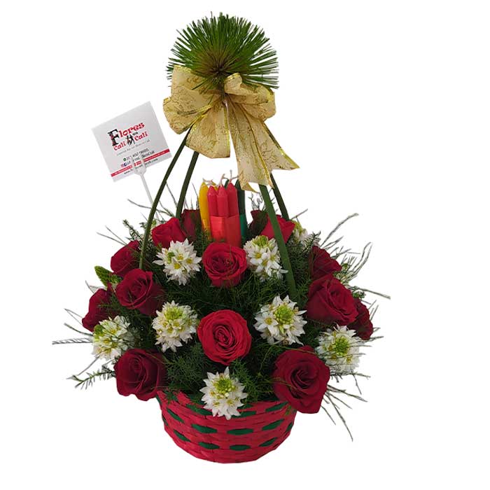 Arreglo Floral Dicembrino Floristeria-en-cali