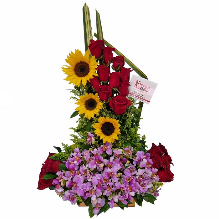 ramo-de-rosas-y-orquideas-Floristeria-en-Cali