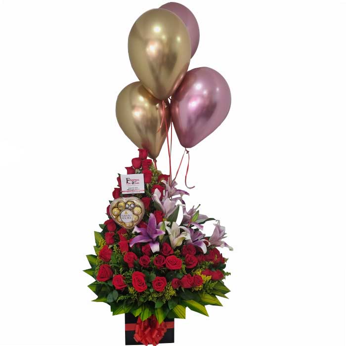 ramo-de-flores-con-lirios-floristeria-en-cali