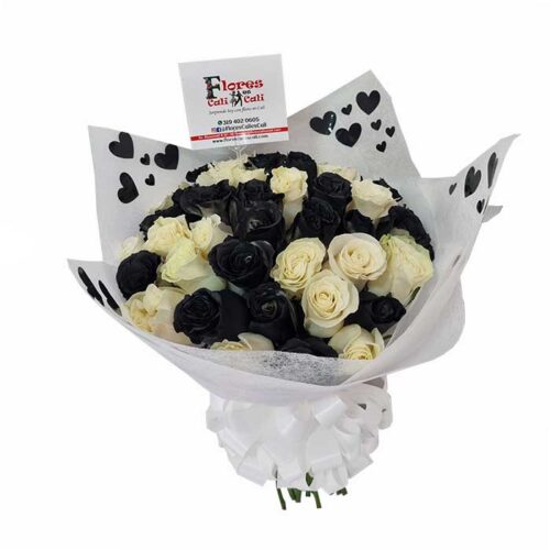 ᐅRamo de Rosas Negras en Cali |Entregas Hoy | Flores Cali©