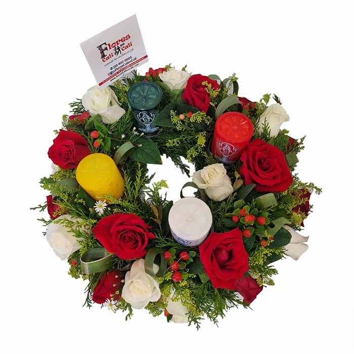 Corona Navideña en Cali