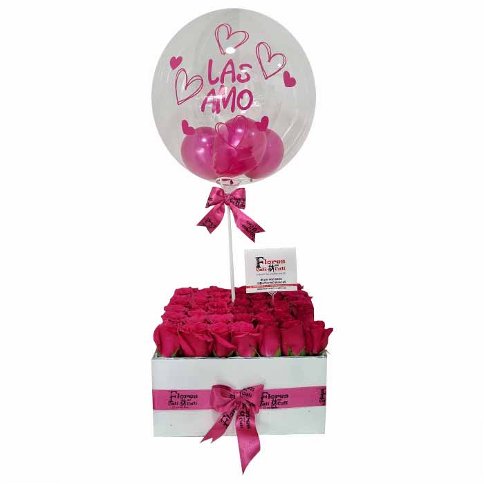 Caja de Rosas en Cali