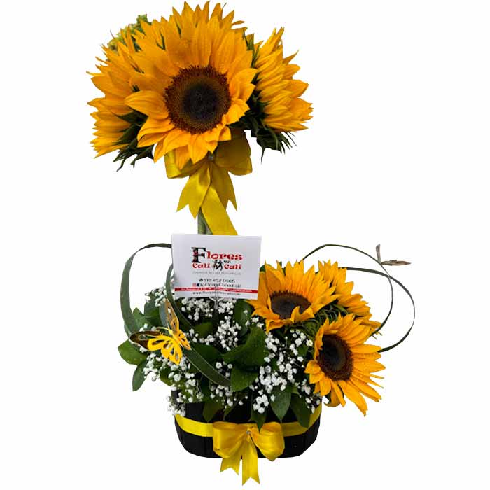 Arreglo Floral con Girasoles en Cali