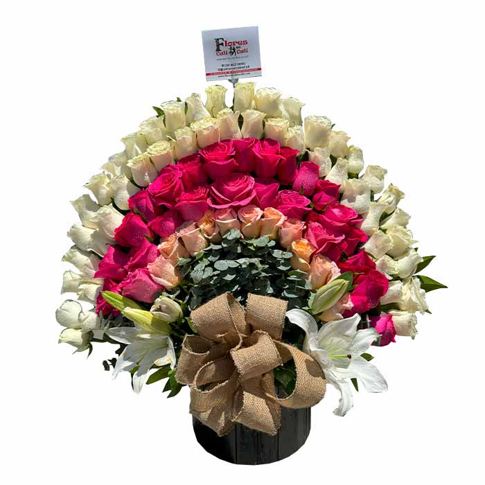 Hermosos Arreglos Florales de Rosas en Cali