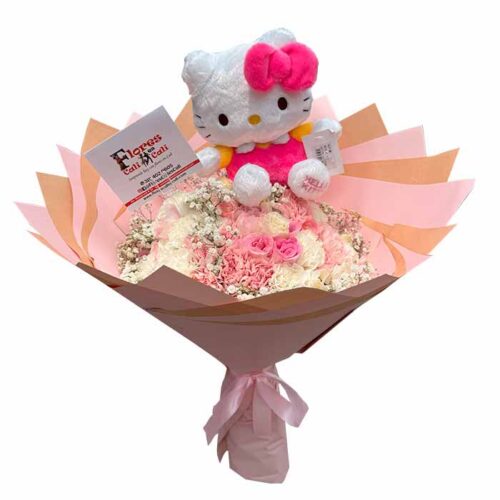 Ramo de flores de Hello kitty