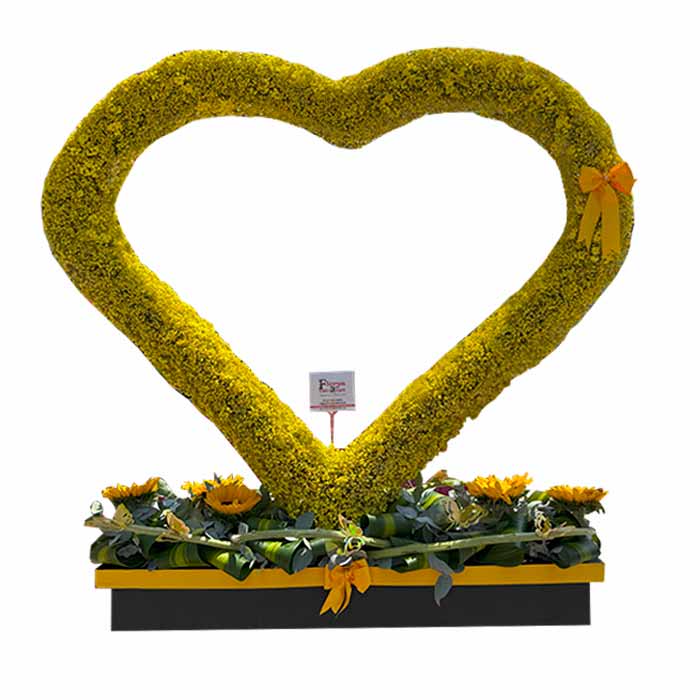 arreglo floral romántico en Cali