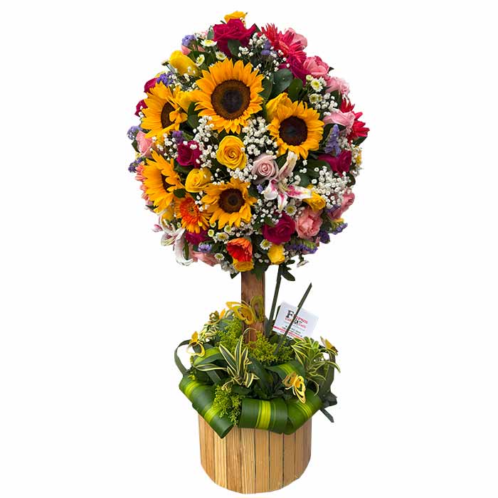 arreglo floral para cumpleaños en Cali