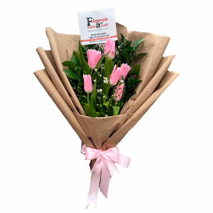 Arreglo-de-Tulipanes-Rosados-en-Cali