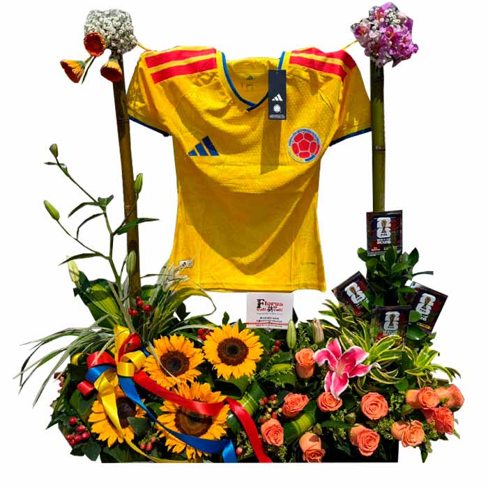 Jardinera-con-Camiseta-Seleccion-Colombia-en-Cali