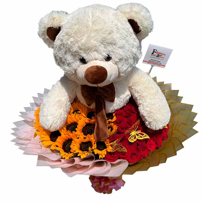 Ramo Buchon con Oso Incrustado en Cali