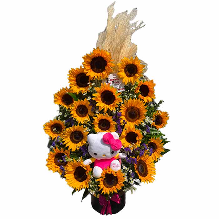 Ramo-de-flores-Amarillas-con-girasoles-en-Cali