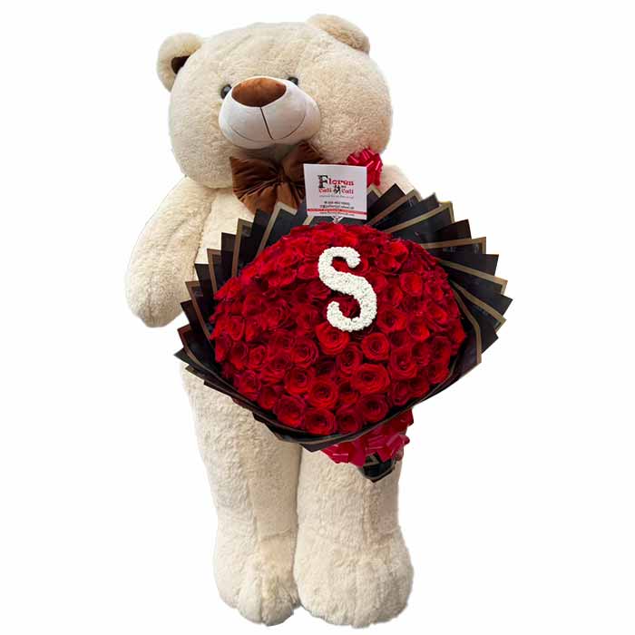 Ramo-Buchon-con-letra-y-Peluche-en-Cali