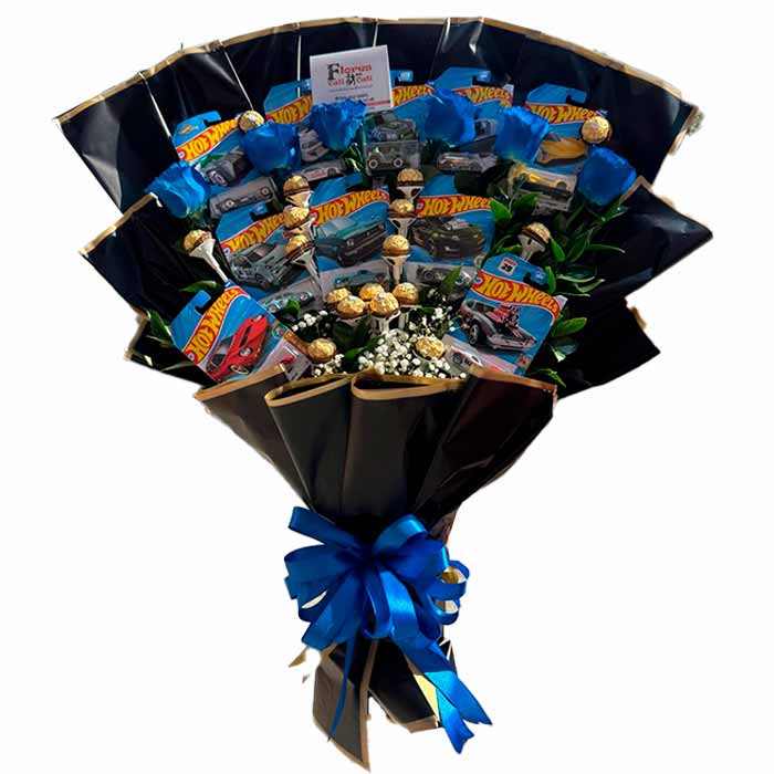 Ramo-Carros-Hot-Wheels-y-Chocolates-en-Cali