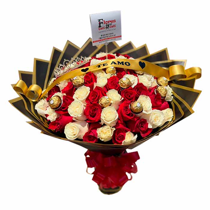 Ramo Buchon de Rosas Te Amo en Cali