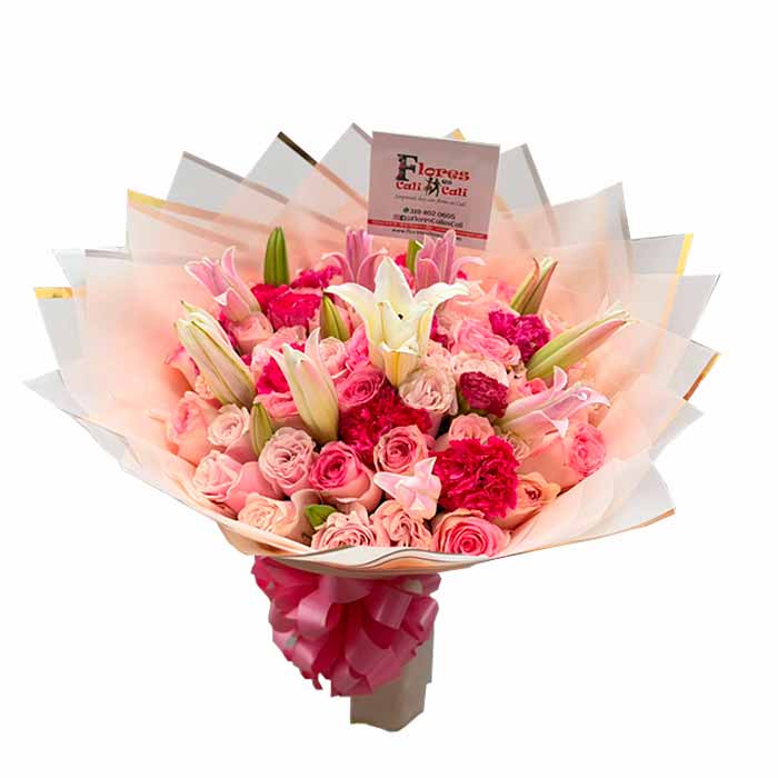 Ramo Lirios Claveles y Rosas en Cali